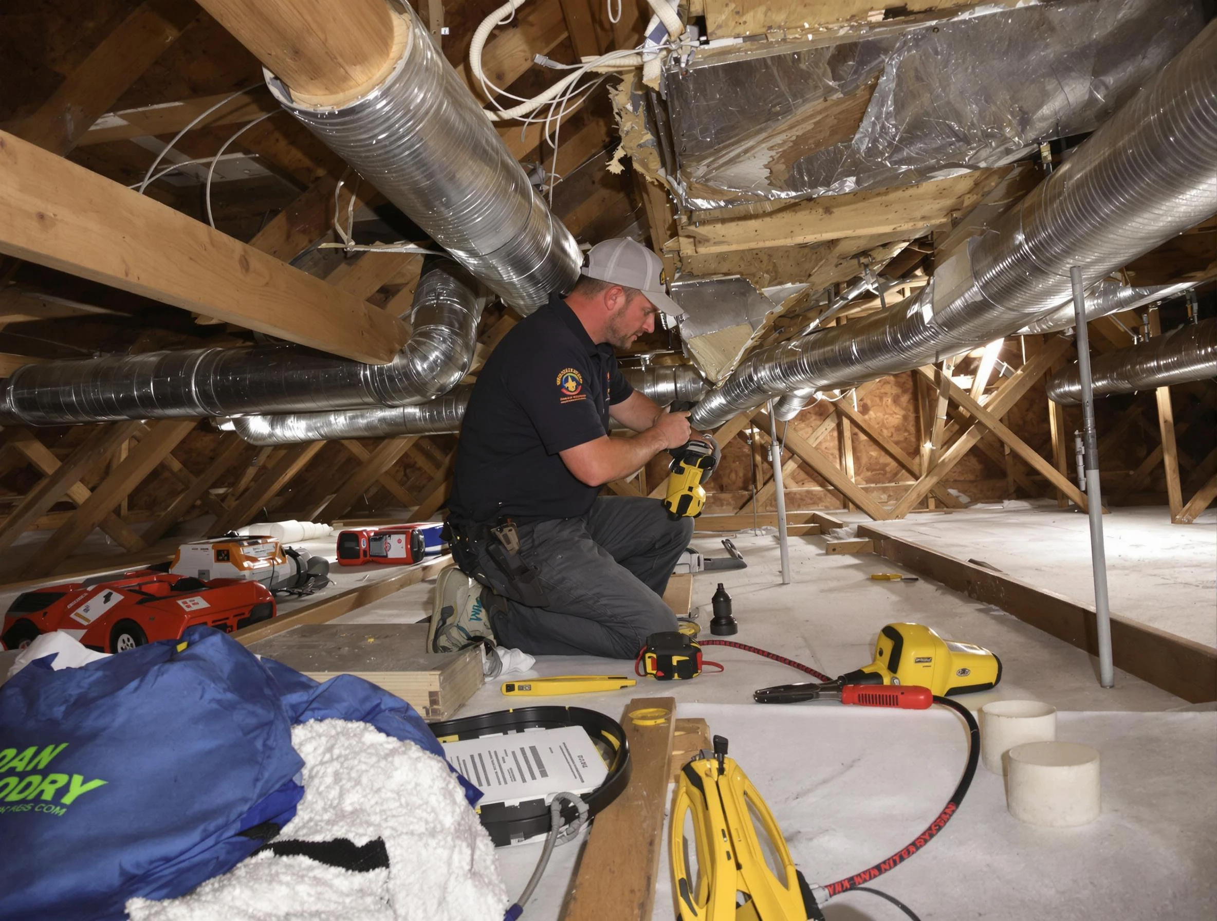 Professional air duct repair by Acton Air Duct Cleaning in Acton