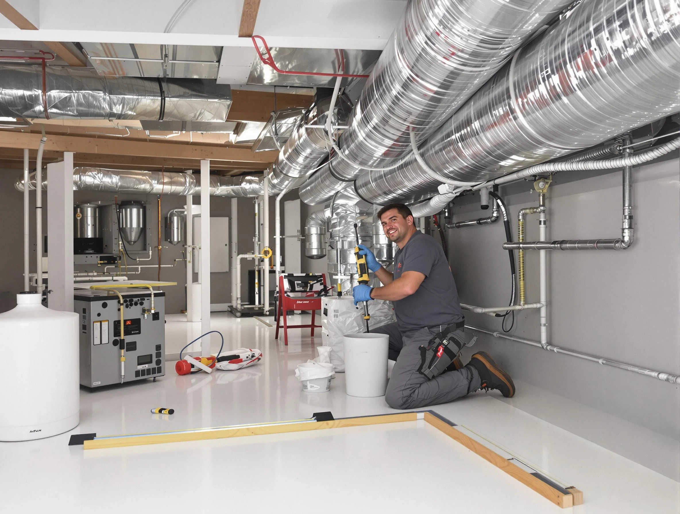 Professional duct sealing service by Acton Air Duct Cleaning in Acton