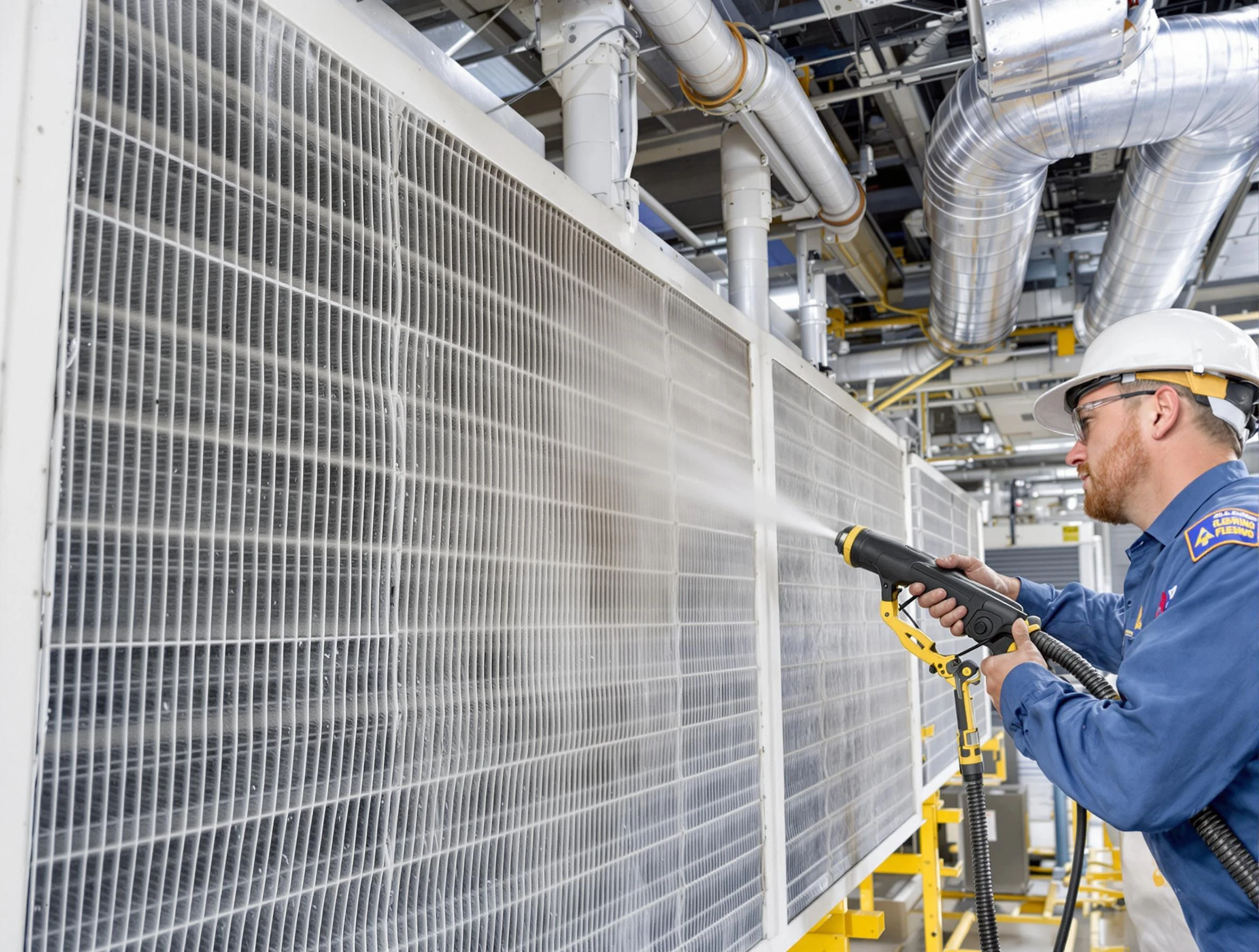 Professional commercial coil cleaning by Acton Air Duct Cleaning in Acton