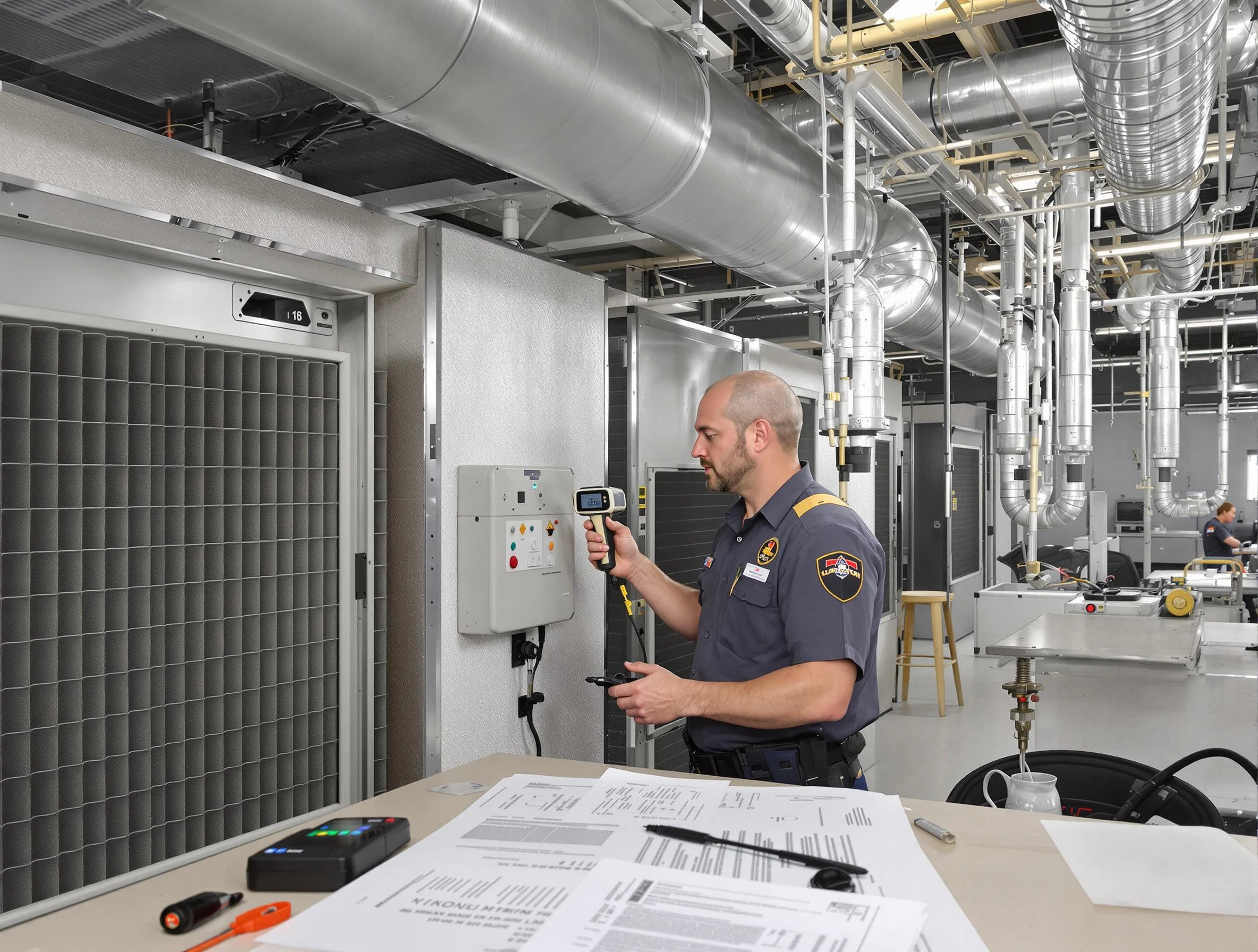 Professional filter system inspection by Acton Air Duct Cleaning in Acton