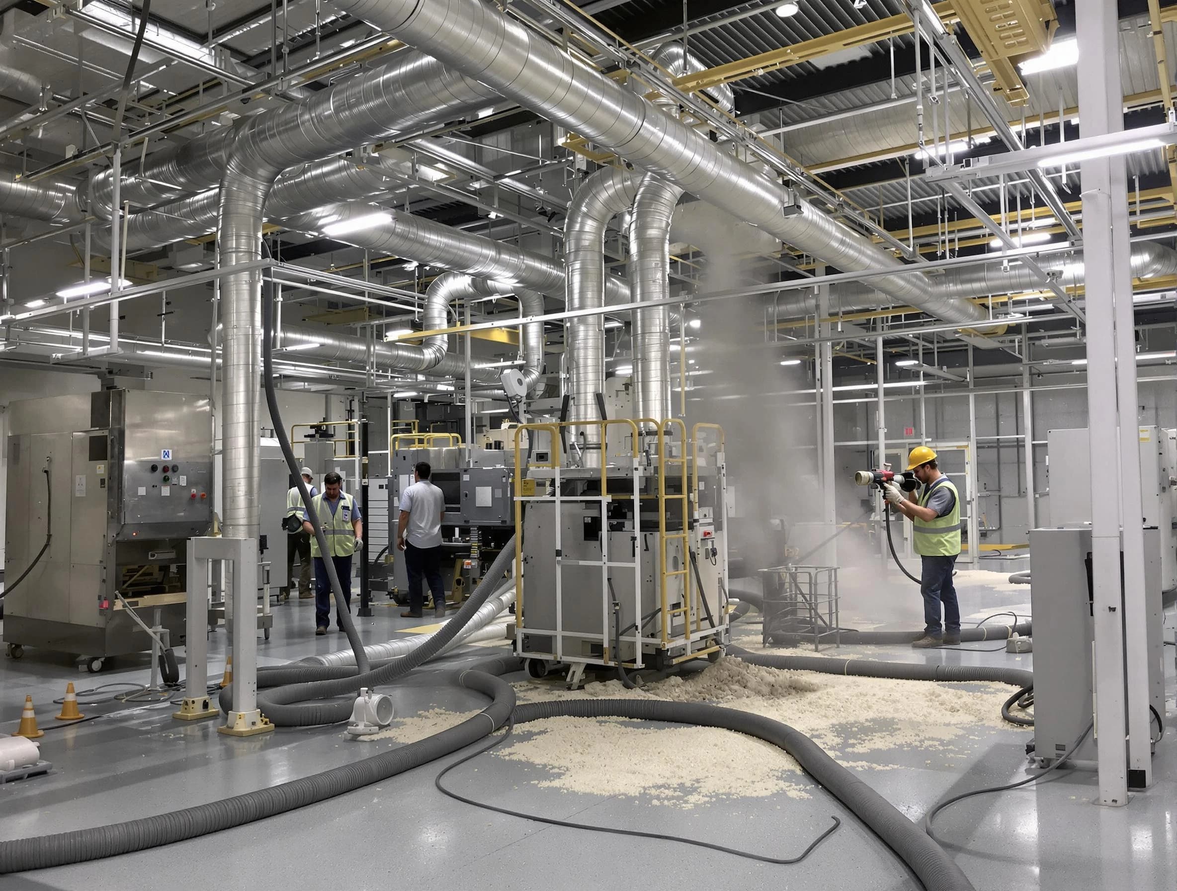 Heavy-duty industrial duct cleaning by Acton Air Duct Cleaning in Acton